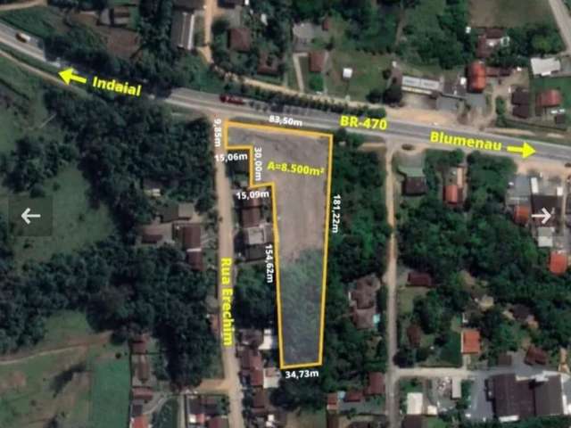 Terreno comercial à venda na BR470/Rua Erechim, Encano do Norte, Indaial por R$ 3.600.000