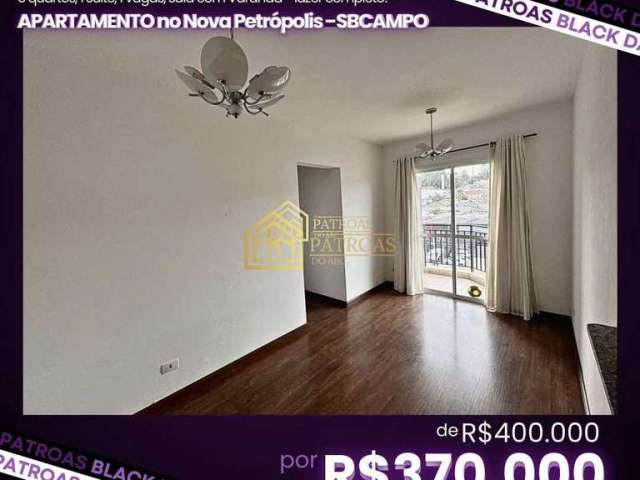 Apartamento com 3 quartos à venda na Avenida Pery Ronchetti, 1560, Nova Petrópolis, São Bernardo do Campo, 63 m2 por R$ 370.000