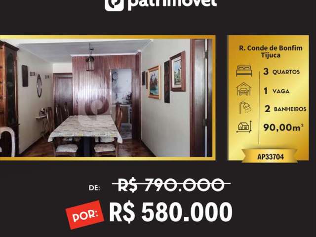 Apartamento com 3 quartos-90 m²