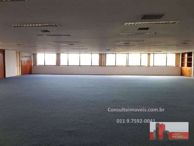 Laje Comercial em Av. Nove de Julho - Jardim Paulista, 485 m² em Vão Livre, 8 vagas