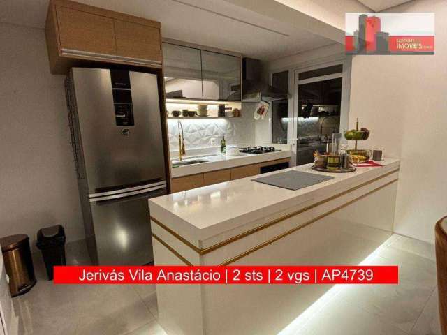 Apartamento de 105m², 2 sts, 2 vagas, Rua Fortunato Ferraz, 250 - Vila Anastácio, Jerivás