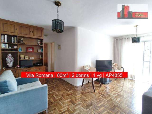 Apartamento R. Duílio, 199 - Vila Romana, 79m², 2 dorms, 1 vg, Cond. Valmarana