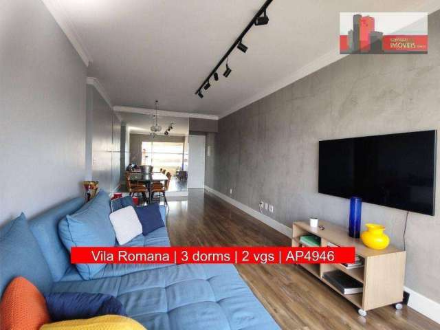 Apartamento R. Coriolano, 1474 - Vila Romana, 3 dorms, 2 vgs, 84m², Pallazzo Giardino