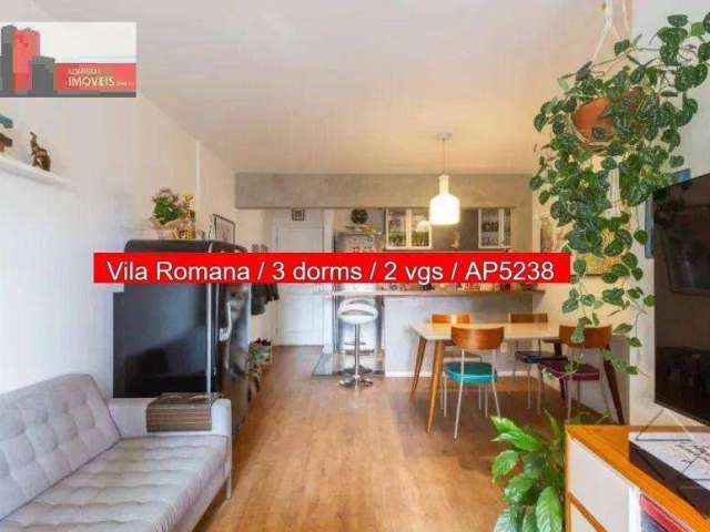 Apartamento 3 quartos, 82m², Rua Bárbara Heliodora, 321 - Vila Romana, Ed. Heliodora