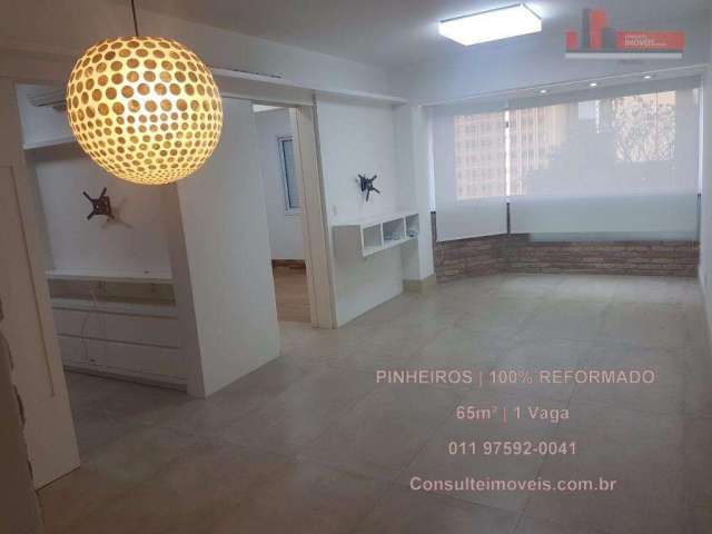 Apartamento 2 quartos, 65m², Rua Alves Guimarães, 642 - Pinheiros, Ed. Paço dos Guimarães