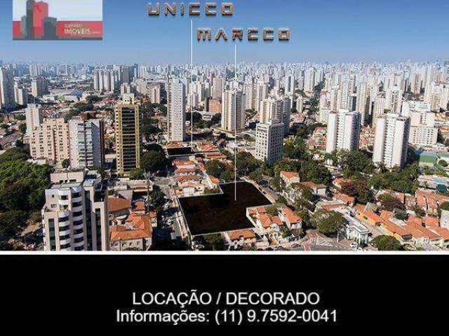 Alugo apartamento 3 quartos, 184m², R. Coriolano, 525 - Vila Romana, Cond. Marcco