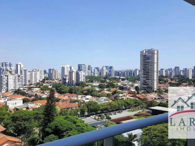 Apartamento com 1 dormitório para alugar, 47 m² por R$ 4.500/mês - Brooklin Paulista - São Paulo/SP