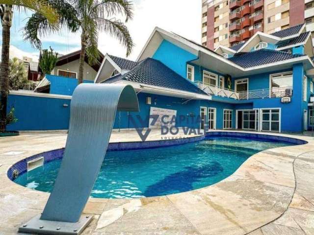 Casa no Cond. Aquarius V com 5 dormitórios, 473 m² - venda por R$ 4.240.000 ou aluguel por R$ 16.590/mês - Jardim Aquarius - SJC/SP