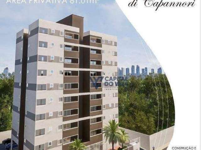 Apartamento à venda, 81 m² por R$ 545.000,00 - Palmeiras de São José - São José dos Campos/SP