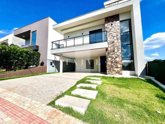 Casa nova à venda em Cond. Parque Tauá Araçari, 209m², 4 suítes, 4 vagas de garagem, Londrina/PR.