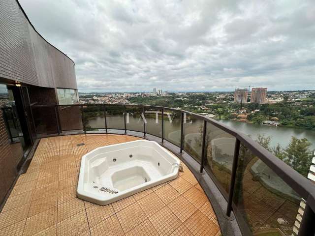 Cobertura duplex à venda - 549m²/ 4 suítes/ 6 vagas - próx a prefeitura - vista lago - Londrina/PR