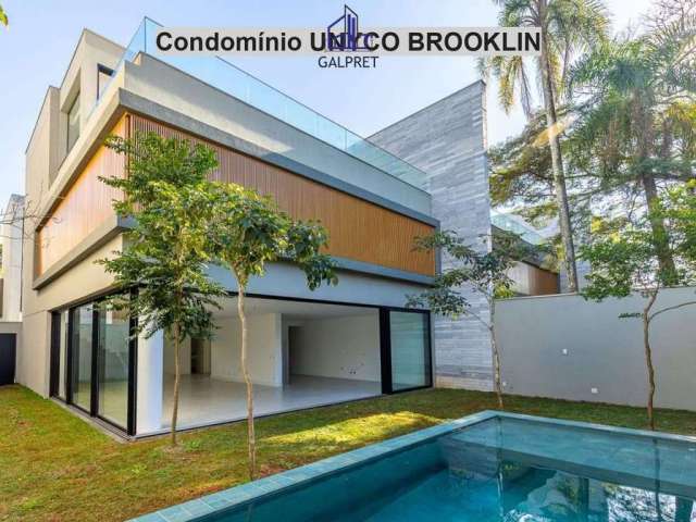 Vende-se casa nova e linda com cinco dormitórios em condomínio   no brooklin