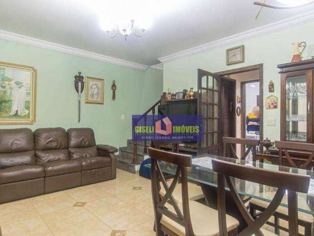 Sobrado com 3 dormitórios à venda, 144 m² por R$ 820.000,00 - Assunção - São Bernardo do Campo/SP