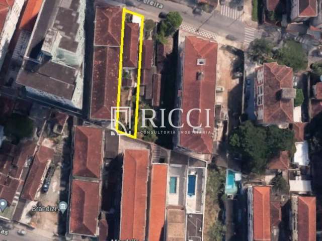 Terreno à venda em Santos-SP: 364m² no bairro Campo Grande! Venha conferir essa oportunidade única!