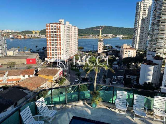 Apartamento com 6 quartos para alugar no Ponta da Praia, Santos , 609 m2 por R$ 15.000