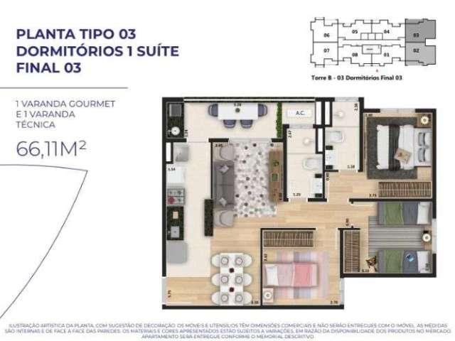 Apartamento LANÇAMENTO 3 dormitorios 1 suites  para venda  em Sorocaba no bairro Altos da Boa Vista