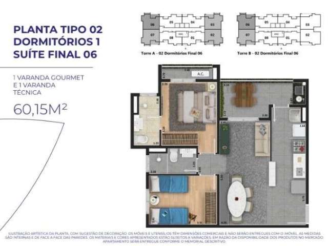 Apartamento LANÇAMENTO 2 dormitorios 1 suites  para venda  em Sorocaba no bairro Altos da Boa Vista