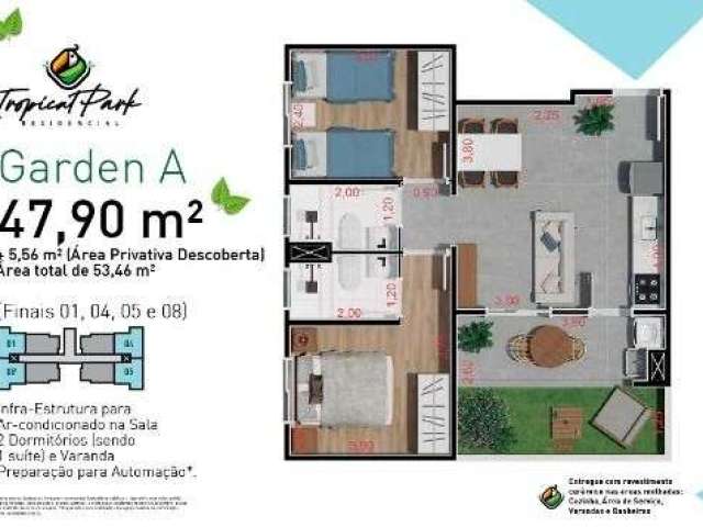 Apartamento LANÇAMENTO 2 dormitorios 1 suites  para venda  em Sorocaba no bairro Jardim Novo Mundo