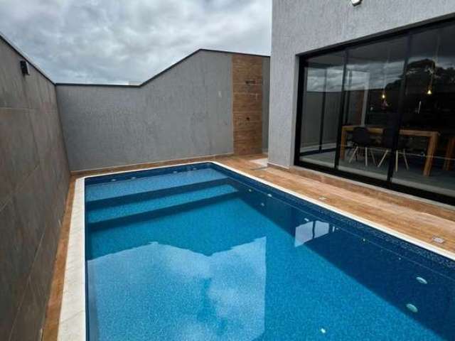 Elegante Casa em Condomínio à Venda em Caçapava Velha, SP - 3 Quartos, 1 Suíte, Área Gourmet e Piscina Privativa com 4 Vagas de Garagem!