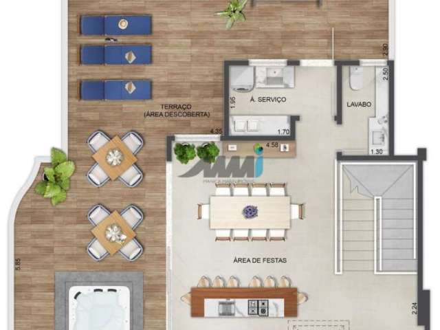 Apartamento com 3 quartos à venda na Avenida Nereu Ramos, 6133, Itacolomi, Balneário Piçarras por R$ 1.667.975