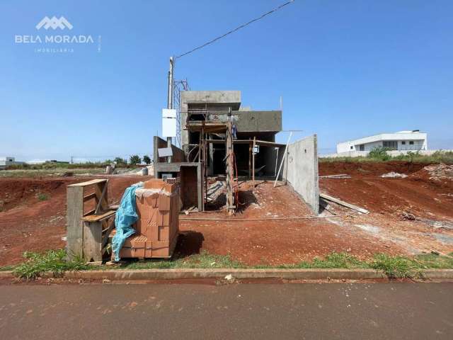 Casa em fase de construção no bairro fraron loteamento dom luiz - pato branco pr