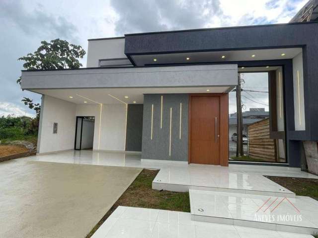 Linda Casa com 3 suítes à venda no Residencial Morada dos Pássaros, 275 m² por R$ 1.200.000 - Ponta Negra - Manaus/AM