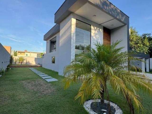 Linda Casa com 4 dormitórios à venda no Residencial Ponta Negra 2, 282 m² por R$ 1.900.000 - Ponta Negra - Manaus/AM