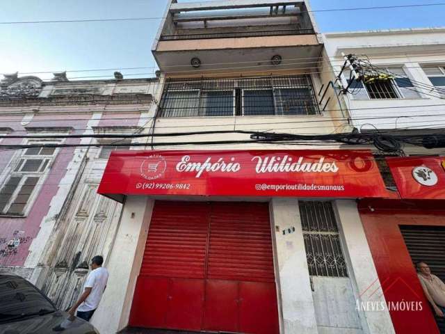 Prédio para alugar, 350 m² por R$ 6.000/mês - Centro - Manaus/AM