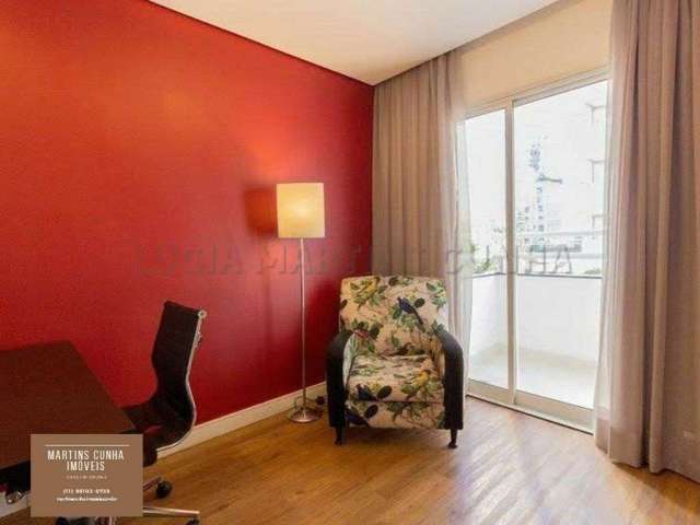 Apartamento Flat à Venda no Paraíso - 33 m², suíte, mobiliado, com minicozinha, 1 vaga