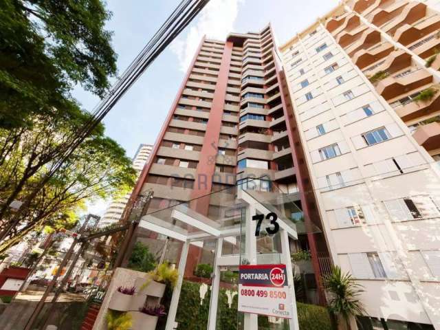 Apartamento no Ed.  Bonaire Residence, Batel/Agua Verde, 254m, 4 quartos, 2 suites, 2 vagas, prox. Clube Curitibano, Vista livre