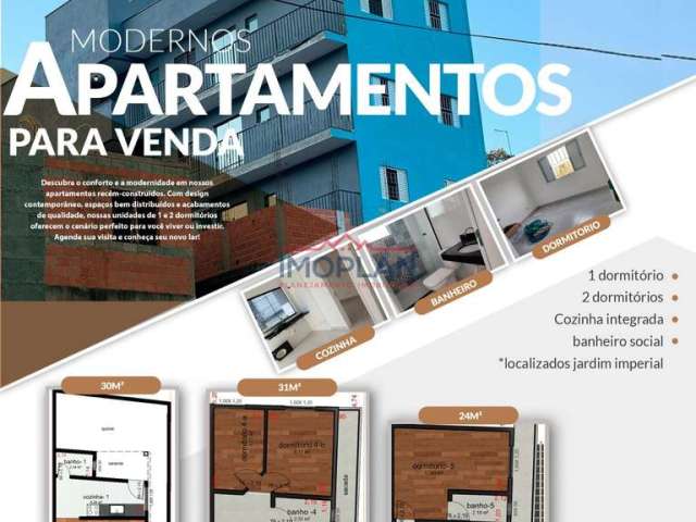 Apartamento novo no Jardim Imperial