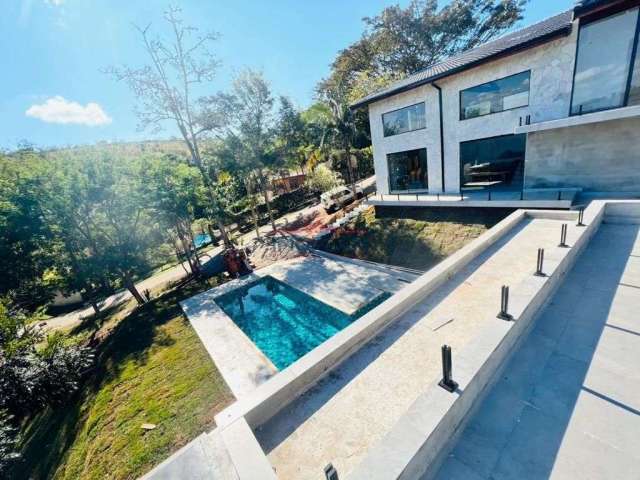 Casa a venda  com 4 suítes piscina condomínio fechado em atibaia-sp