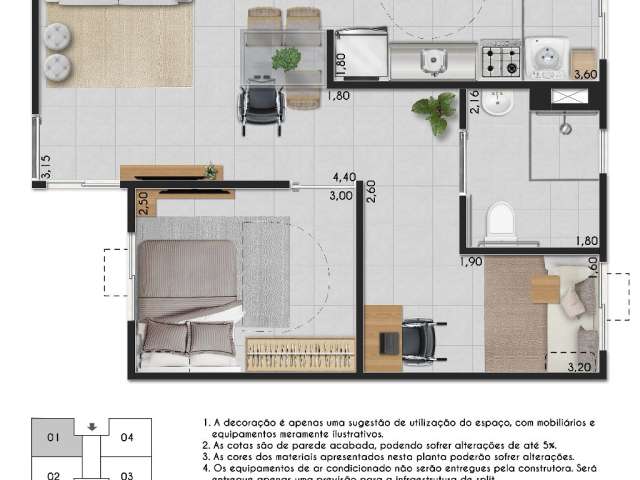 Apartamento para PNE Conquista Maraponga