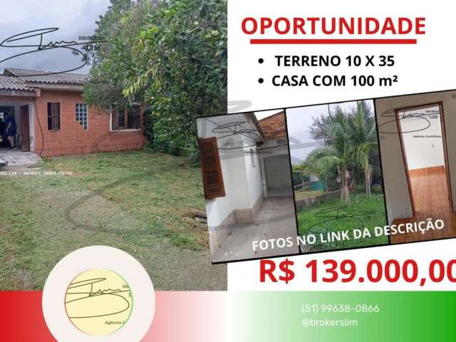 Casa para Venda em Gravataí, Sagrada Família, 2 dormitórios, 1 banheiro, 1 vaga