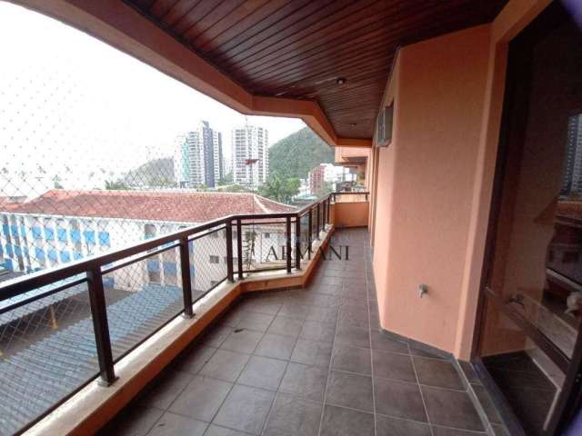 Apartamento com 3 dormitórios, 137 m² - venda e locação anual - Praia da Enseada - Guarujá/SP