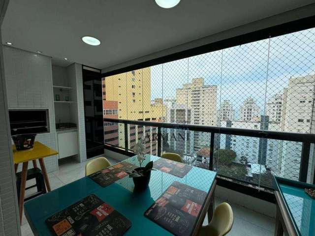 Apartamento totalmente reformado, com vista para o mar, varanda gourmet, lazer estilo clube.