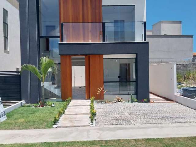 Casa Nova em Abrantes - 172 m² totais, 4 suítes, piscina privativa, área gourmet, 2 vagas de garagem