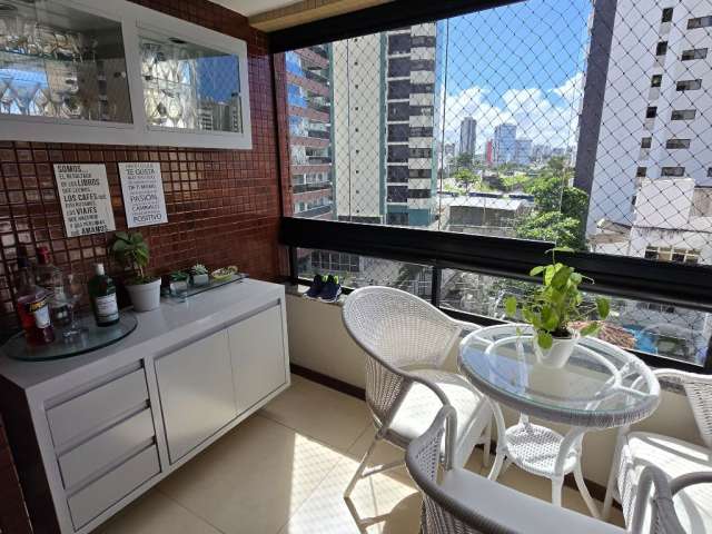 Excelente apartamento na Pituba, Nascente, 2/4, 1 suíte, dependência completa, 84,70 m2, 2 vagas