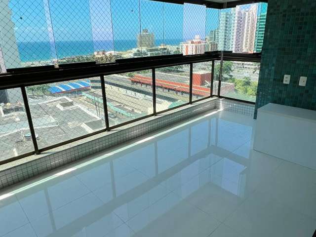 Apartamento Vista Mar à venda no Costa Azul - 106 m² - 3/4 - 1 suíte - varandão gourmet - nascente