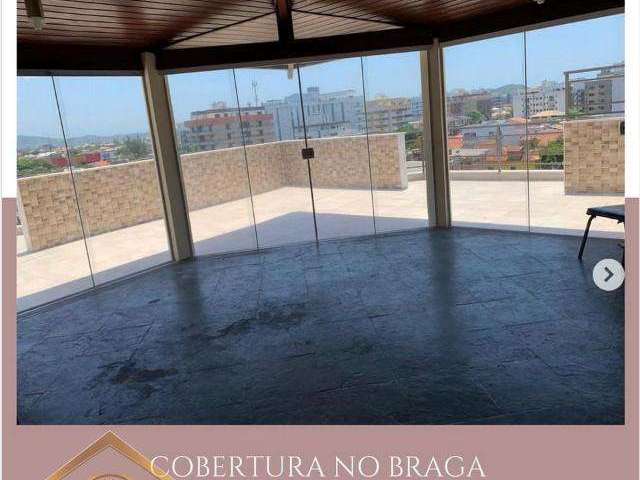 Cobertura para Venda em Cabo Frio, Braga, 2 dormitórios, 1 suíte, 3 banheiros, 1 vaga