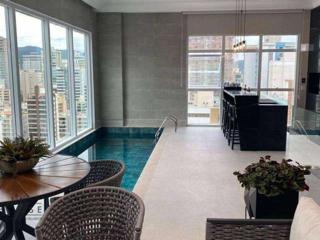 Apartamento Triplex com 4 dormitórios à venda, 305 m² por R$ 7.495.000 - Meia Praia - Itapema/SC