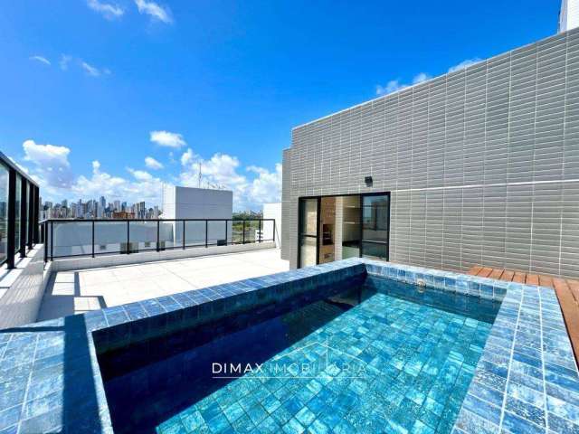 Cobertura duplex com piscina e espaço gourmet privativos