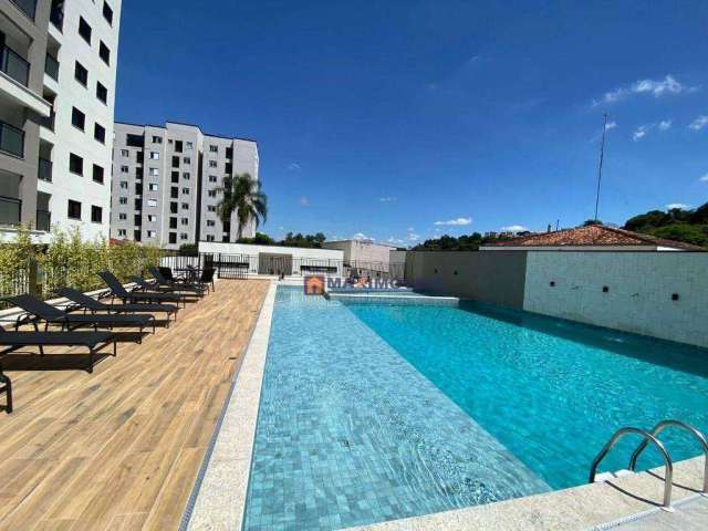 Apartamento com 3 dormitórios, 103 m² - venda por R$ 970.000,00 ou aluguel por R$ 5.710,00/mês - Vila Thais - Atibaia/SP