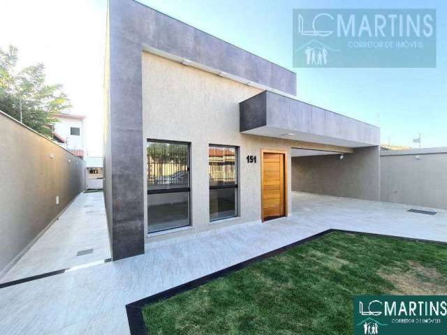 Esplêndido! casa plana, nova, moderna e com quatro vagas!!! lote 360m!