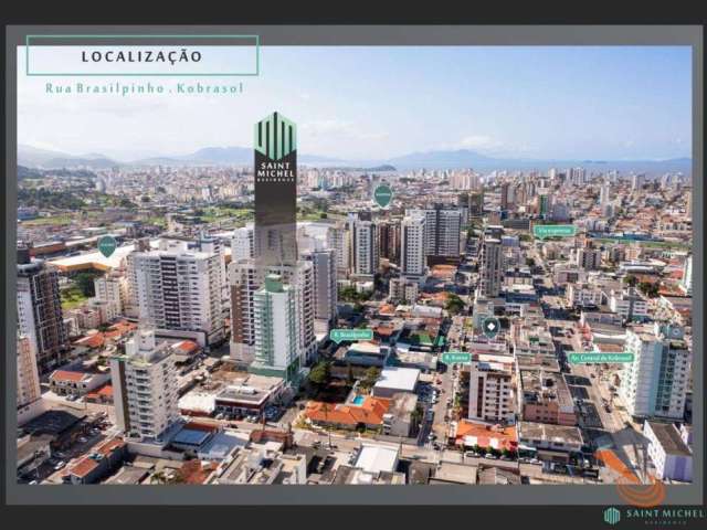 Apartamento com 2 dormitórios à venda, 103 m² por R$ 741.000,00 - Kobrasol - São José/SC