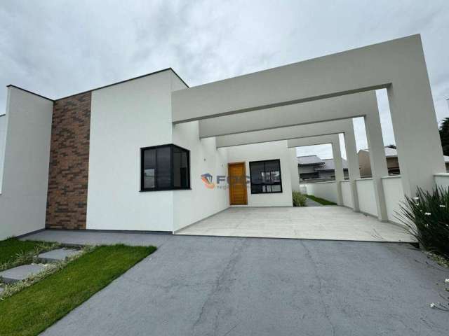 Casa com 3 dormitórios à venda, 78 m² por R$ 595.000,00 - Caminho Novo - Palhoça/SC
