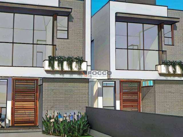 Sobrado com 3 dormitórios à venda, 109 m² por R$ 690.000 - Serraria - São José/SC