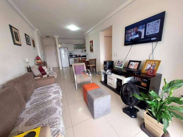 Apartamento com 2 dormitórios à venda, 77 m² por R$ 490.000,00 - Barreiros - São José/SC