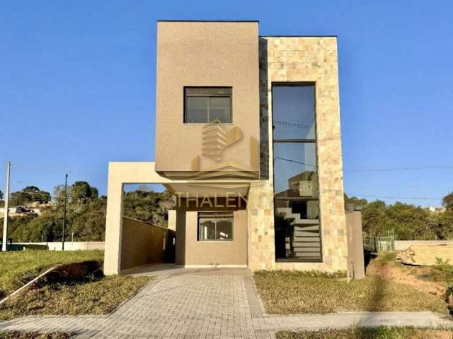 Casa em condomínio fechado com 3 quartos à venda na Rua Irma Schreiner Maran, 503, Santa Cândida, Curitiba, 116 m2 por R$ 860.000