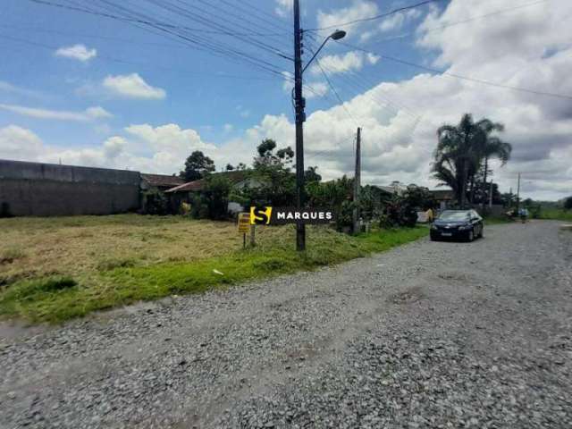 Amplo terreno próximo de área industrial em Araquari.